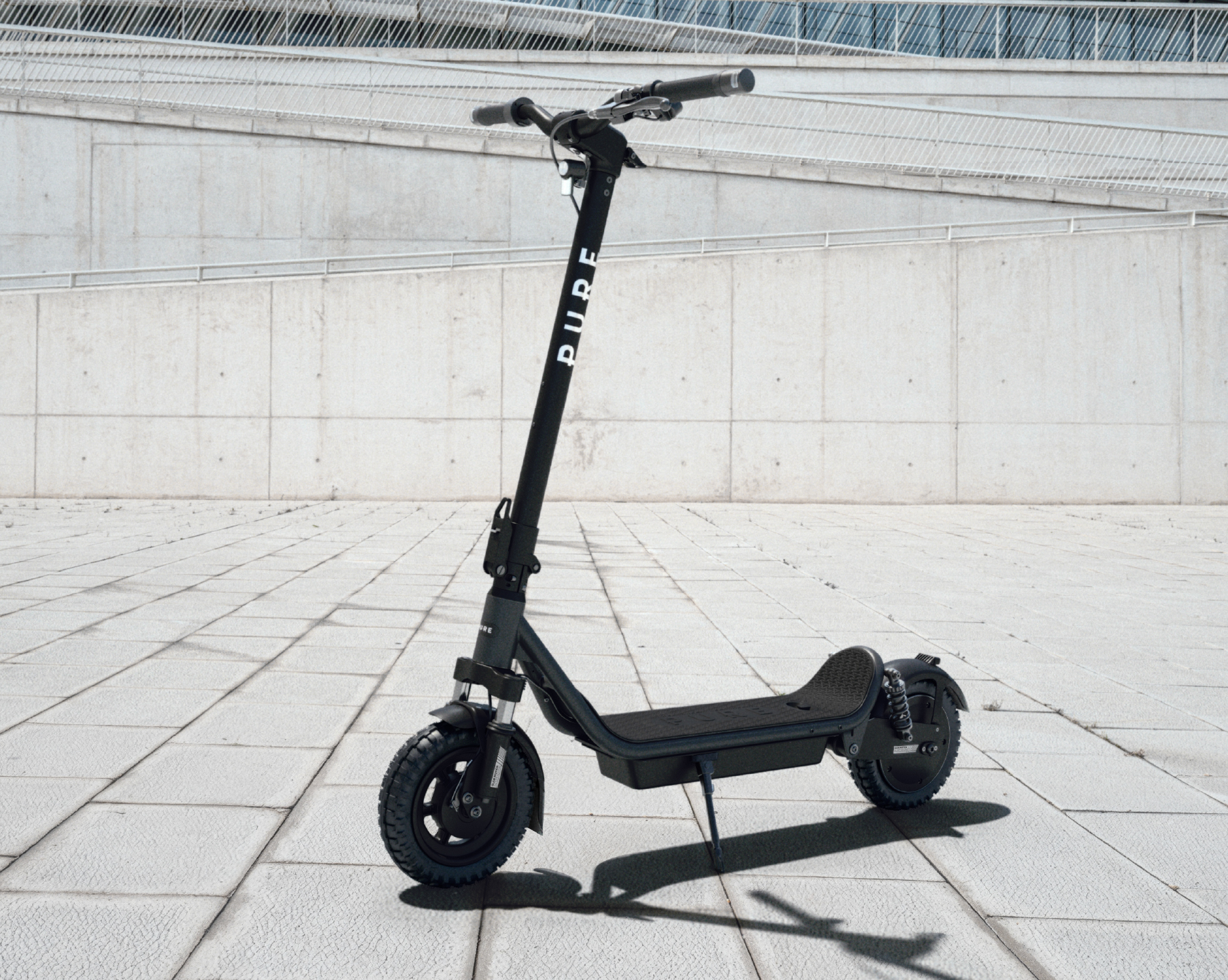 E-Scooter, Scooter, Kick-Scooter, Elektroroller, Schwarz